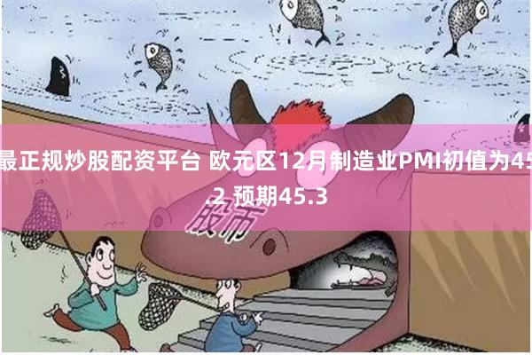 最正规炒股配资平台 欧元区12月制造业PMI初值为45.2 